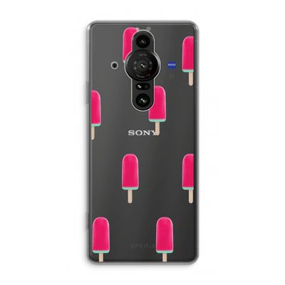 Waterijsje: Sony Xperia Pro-I Transparant Hoesje