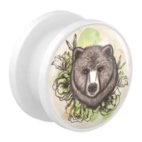 Tunnel met Bear Design Acryl Tunnels & Plugs - thumbnail