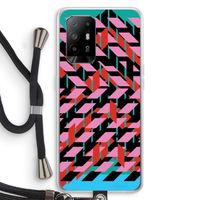 Skew Blush 2: Oppo A94 5G Transparant Hoesje met koord