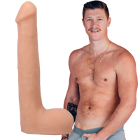 Doc Johnson Oliver Flynn - Realistic ULTRASKYN Dildo - 10 / 25 cm - Vanilla