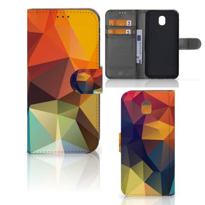Samsung Galaxy J5 2017 | Book Case | Polygon Color
