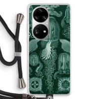 Haeckel Cubomedusae: Huawei P50 Pro Transparant Hoesje met koord
