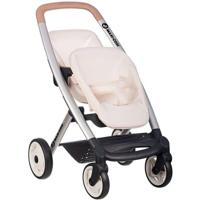 SMOBY - Maxi-Cosi - Passeggino gemellare, Beige - Per bambole - Dai 3 anni in su