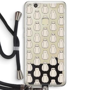 Uilen: Huawei Ascend P10 Lite Transparant Hoesje met koord