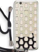 Uilen: Huawei Ascend P10 Lite Transparant Hoesje met koord