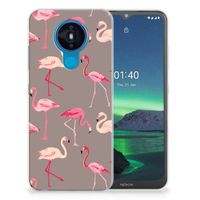 Nokia 1.4 TPU Hoesje Flamingo