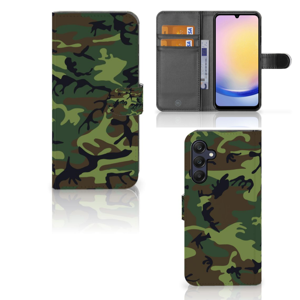 Samsung Galaxy A25 Telefoon Hoesje Army Dark