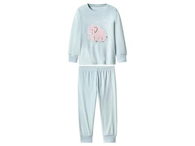 lupilu Pluchen kinder pyjama (Lichtblauw, 122/128)