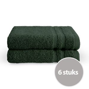 Byrklund Gastendoek Donker Groen 30x50 cm - 6 stuks