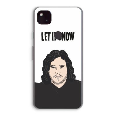 Let It Snow: Google Pixel 4a 5G Transparant Hoesje