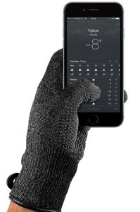 Mujjo Double-Layered Touchscreen Gloves (S) zwart - MUJJO-GLKN-012-S