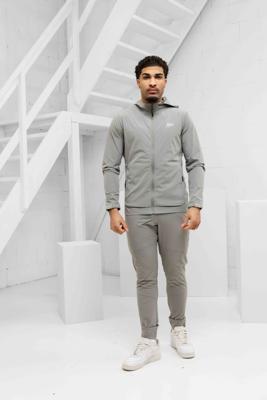 Malelions Sport Running Trainingspak Heren Lichtgrijs - Maat L - Kleur: Lichtgrijs | Soccerfanshop