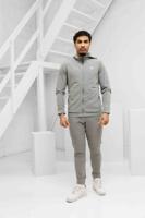 Malelions Sport Running Trainingspak Heren Lichtgrijs - Maat L - Kleur: Lichtgrijs | Soccerfanshop