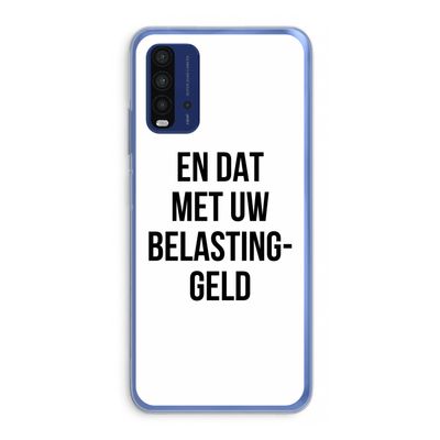 Belastinggeld: Xiaomi Redmi 9T Transparant Hoesje