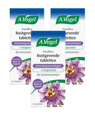 A.Vogel Passiflora Rustgevende * Tabletten Stemmingswisselingen * Multiverpakking A.Vogel Passiflora Rustgevende * Tabletten Stemmingswisselingen * Multiverpakking