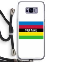 WK Wielrennen: Samsung Galaxy S8 Plus Transparant Hoesje met koord