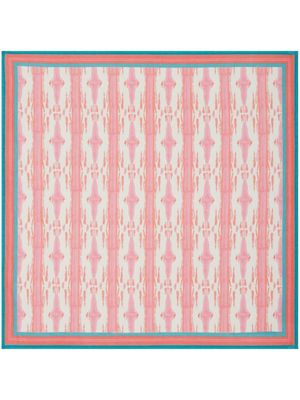 Lisa Corti nappe Flame Design en coton (180 cm x 180 cm) - Rose