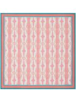 Lisa Corti nappe Flame Design en coton (180 cm x 180 cm) - Rose - thumbnail