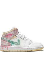 Jordan Kids baskets montantes Air Jordan 1 SE(GS) - Blanc - thumbnail