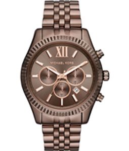 Horlogeband Michael Kors MK8522 Staal Bruin 22mm
