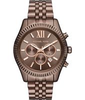 Horlogeband Michael Kors MK8522 Staal Bruin 22mm