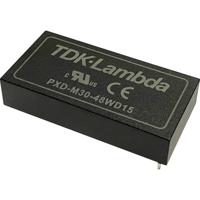 TDK PXD-M30-48WS24 DC/DC-converter 24 V/DC 15 V/DC 1.25 A 30 W Aantal uitgangen: 1 x Inhoud 1 stuk(s)