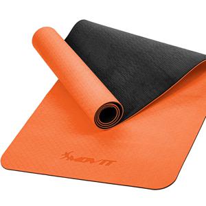 Yogamat 190 x 100 x 0,6 cm - Zwart