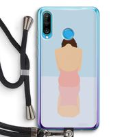 Mirror: Huawei P30 Lite Transparant Hoesje met koord