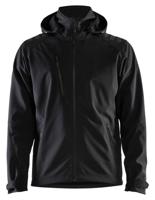 Blåkläder 4749 Softshell jack - zwart/zwart maat XXL Blåkläder 4749 Softshell jack - zwart/zwart maat XXL