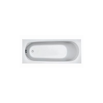 Plieger Ligbad Basic Solo 170x70x37 cm Acryl met Poten Wit