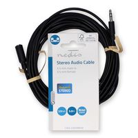 Nedis CAGL22050BK50 audio kabel 5 m 3.5mm Zwart - thumbnail
