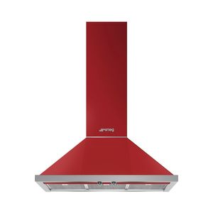 Smeg KPF9RD afzuigkap 781 m³/uur Muurmontage Rood A+