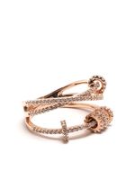 APM Monaco bague triple plaqué or