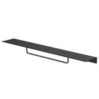Planchet Geesa Leev | 80 cm | Met handdoekrek 40 cm | Zwart
