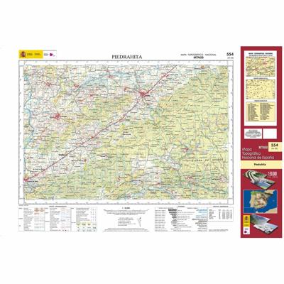 Topografische kaart 554 MT50 Piedrahita | CNIG - Instituto Geográfico Nacional1