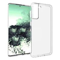 Shop4 - Samsung Galaxy S21 Plus Hoesje - Zachte Back Case Ultra Dun Transparant - thumbnail