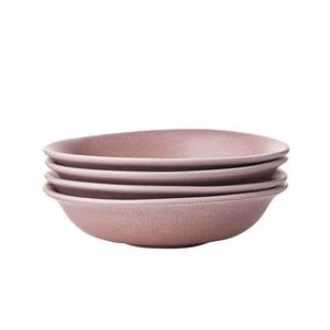 by fonQ Mixed Ceramics Pastaborden 4st. - Ø 22 cm - Dusty Rose