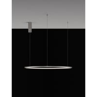 Lyora Ronde hanglampTarquin zilvergrijs Ø 80cm - 9345607