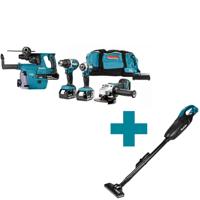 Makita DLX4103W Accu Combiset 4-delig 18V 5.0Ah in Trolley Tas