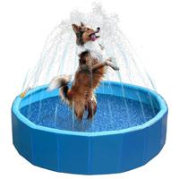Hondenzwembad Splash Sprinkler Pool, blauw