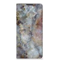 Motorola Edge 30 Pro | Standcase | Marmer Grijs