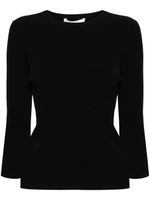 Tibi pull Giselle à découpes - Noir