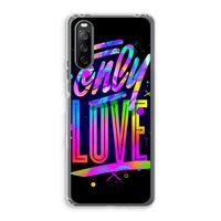 Only Love: Sony Xperia 10 III Transparant Hoesje
