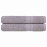 VidaXL Saunahanddoeken 2 st 80x200 cm 360 g/m² 100% katoen grijs