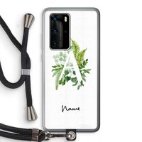 Green Brush: Huawei P40 Pro Transparant Hoesje met koord