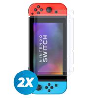 2 Stuks - Tempered Glass Screenprotector Protection Kit geschikt voor de Nintendo Switch - Screen Protector Set - Dual Pack