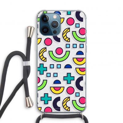 8-bit N°6: iPhone 12 Pro Transparant Hoesje met koord