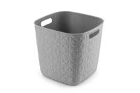 Curver Softex opbergmand Cube 15 liter taupe - thumbnail