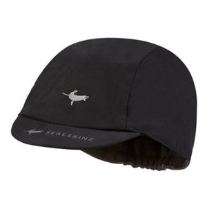 Sealskinz Trunch Windproof all weather fiets cap zwart S-M