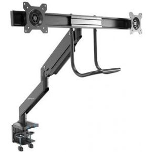 StarTech.com ARMSLIMDUAL2USB3 flat panel bureau steun 81,3 cm (32 ) Klem Zwart